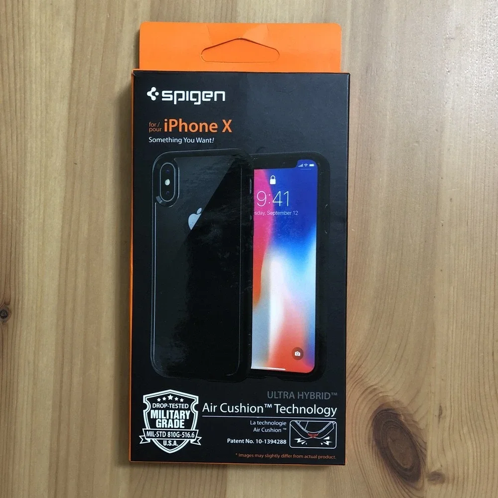 Spigen For iPhone X Ultra Hybrid Air Cushion Technology Case Black